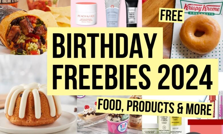 Birthday Freebies 2024